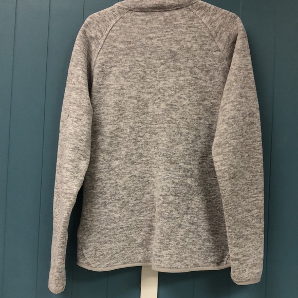 Eddie Bauer Fleece Jacket Full Zip Gray zipper pockets Women's Size‎ Medium - Picture 6 of 6